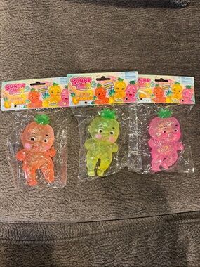Sugar Swaps Fruit Babies Squishy Toy Trio - Clementine , Sunny , Blossom